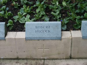 Robert Silcock memorial stone